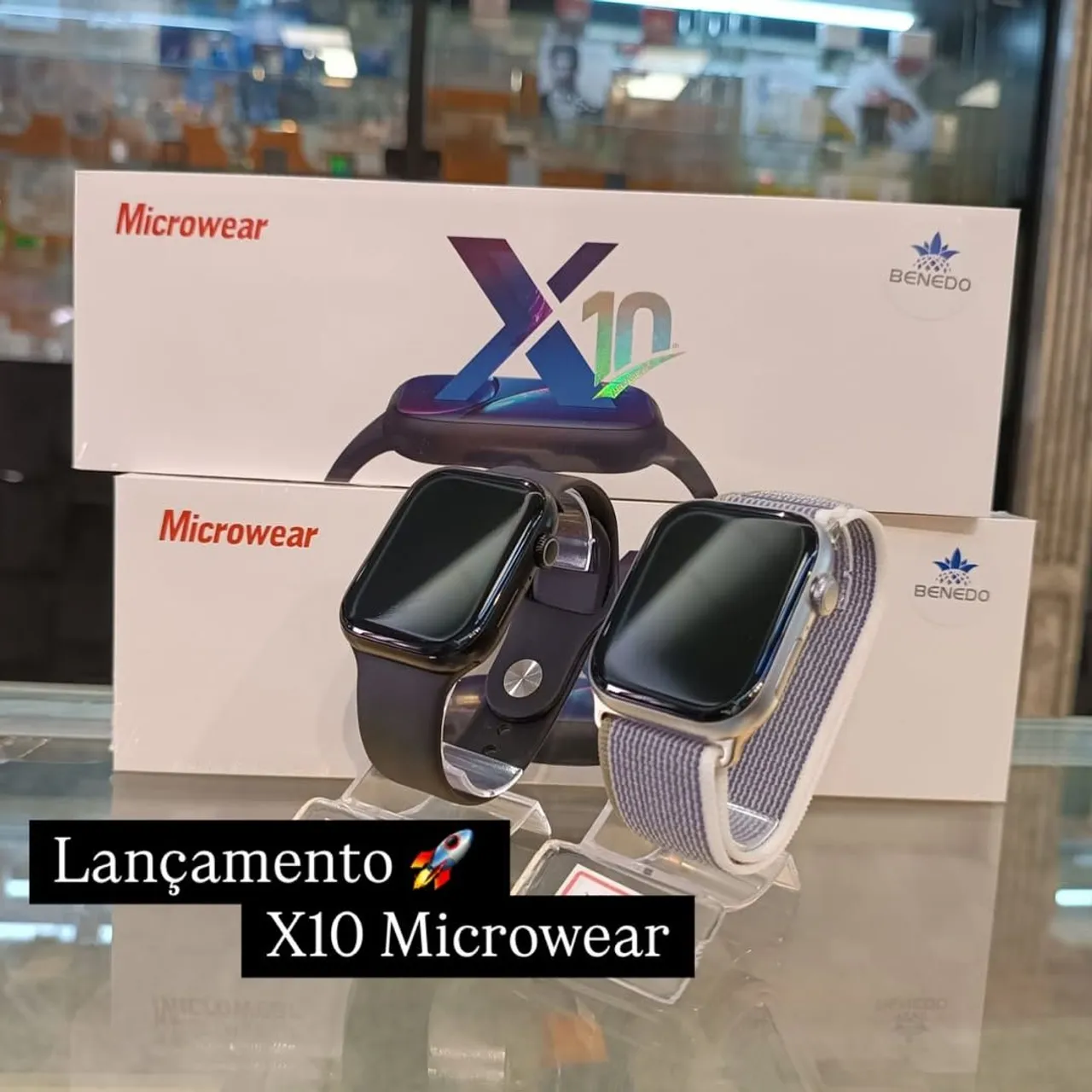 Smartwatch microwear x10 novos