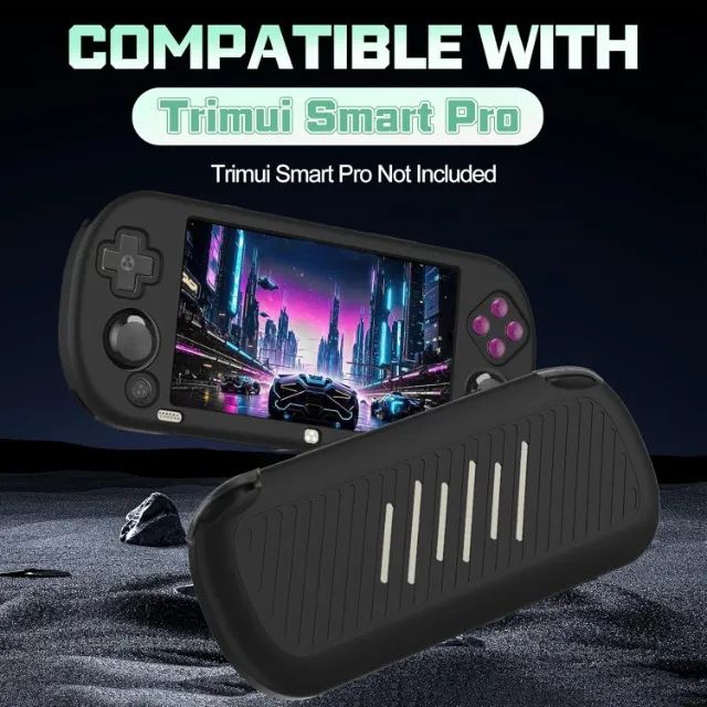 Capa Protetora Trimui Smart Pro - Silicone Preto (Nova, Lacrada) - Foto 2