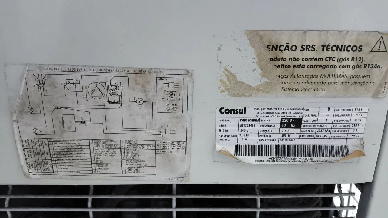 Freezer e Refrigerador Horizontal 519L - Foto 4