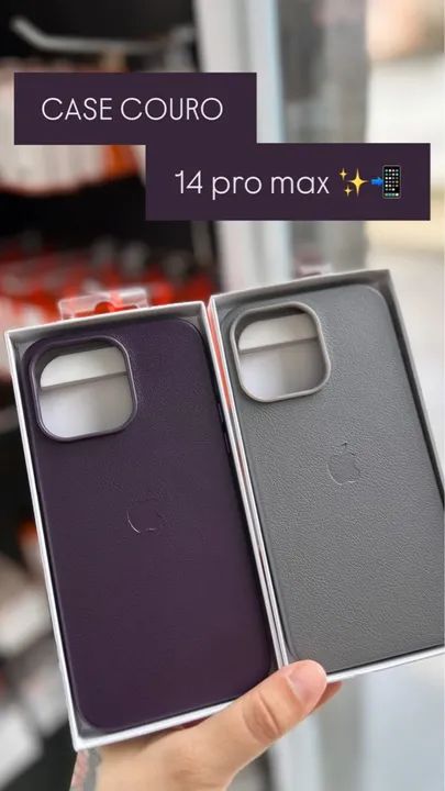 Case Couro iPhone 14 Pro Max