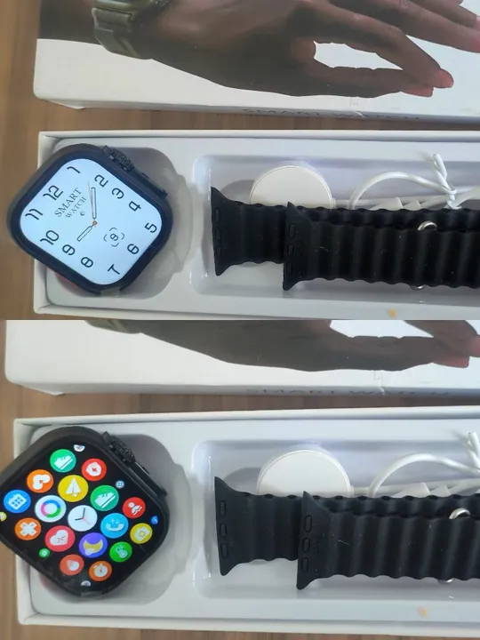 Smartwatch Novo com Pulseira de Silicone