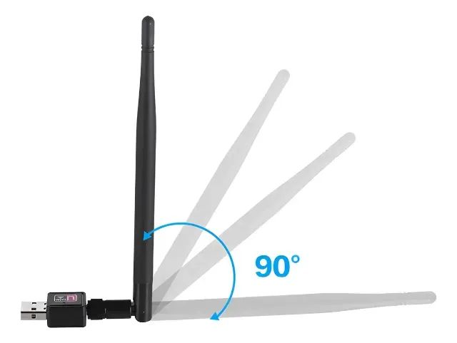 Adaptador Wireless 300mbps Antena Usb 2.0 Wi-fi 2.4ghz - Foto 5