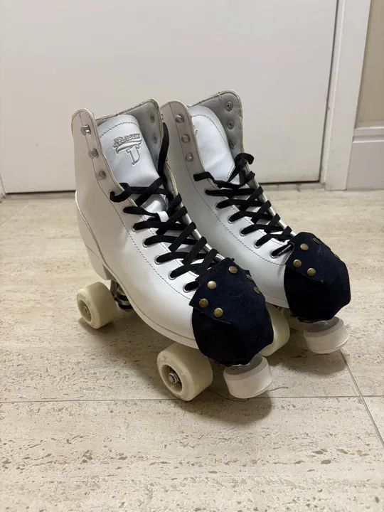 Patins Quad Traxart + Bolsa de transporte Oxelo + Equipamento segurança Oxelo