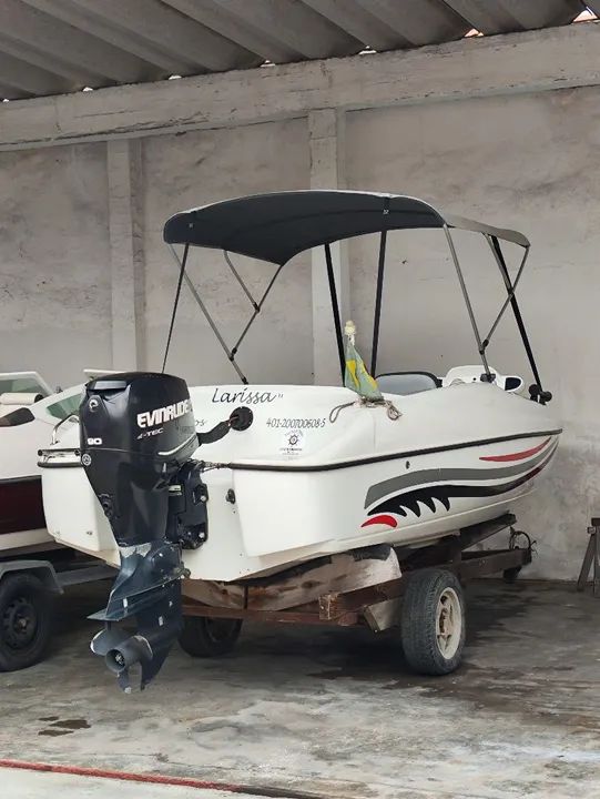 LANCHA ANGRA 16 PÉS + E-TEC 90HP 2014 # P/ 6 PESSOAS  - Foto 2