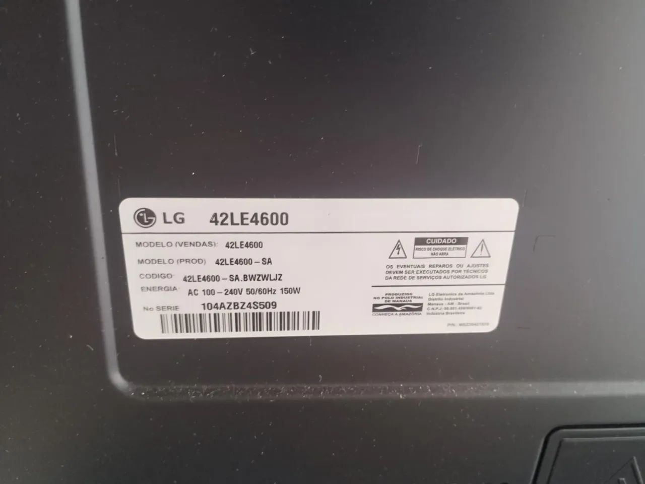 Vendo Tv LG 42 polegadas- Não é smart  - Foto 3