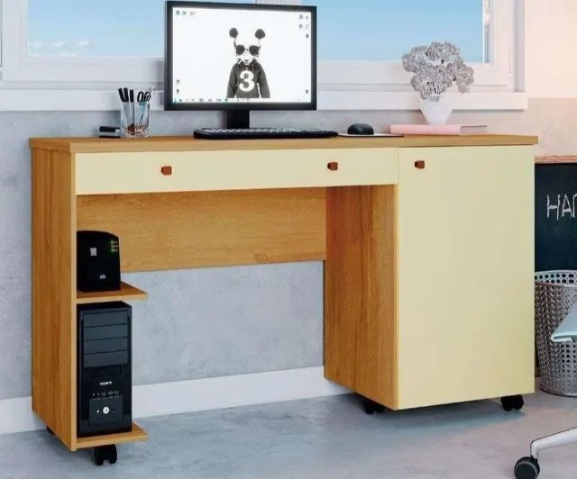 Escrivaninha Ariel 1 Porta 1 Gavetas (FAZEMOS ENTREGA DF E ENTORNO