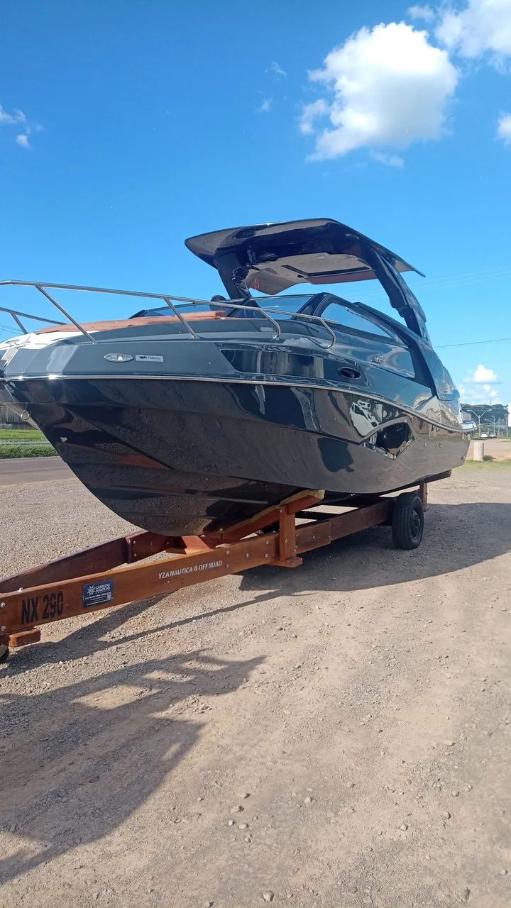 Lancha Nx Boats 290 + Motor 350 Hp Mercruiser + Carreta encalhe  - Foto 3