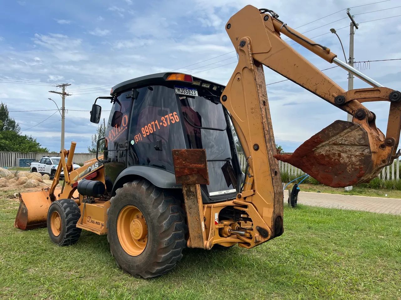Retroescavadeira case 580 M  - Foto 4