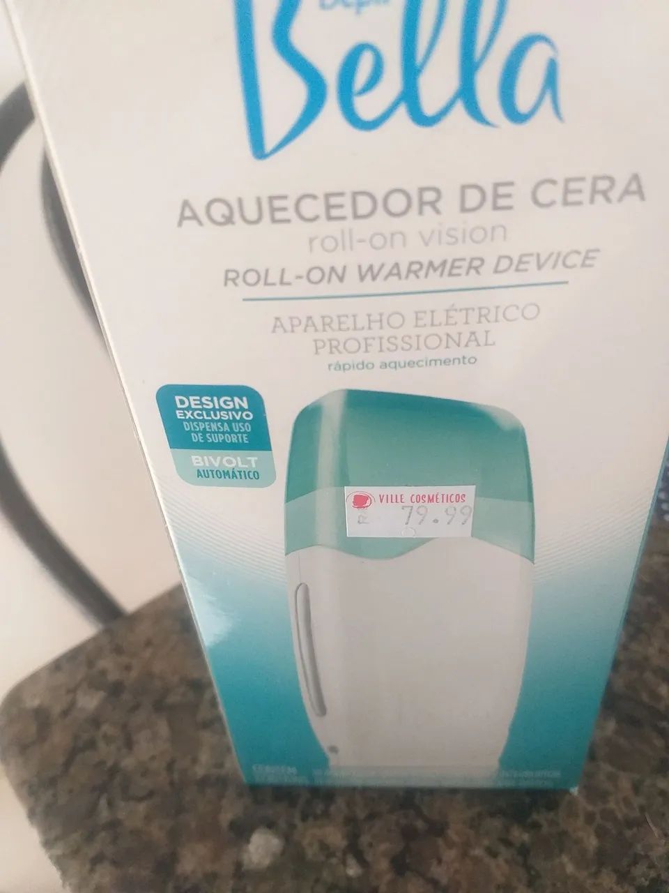 Aquecedor para  cera roll on