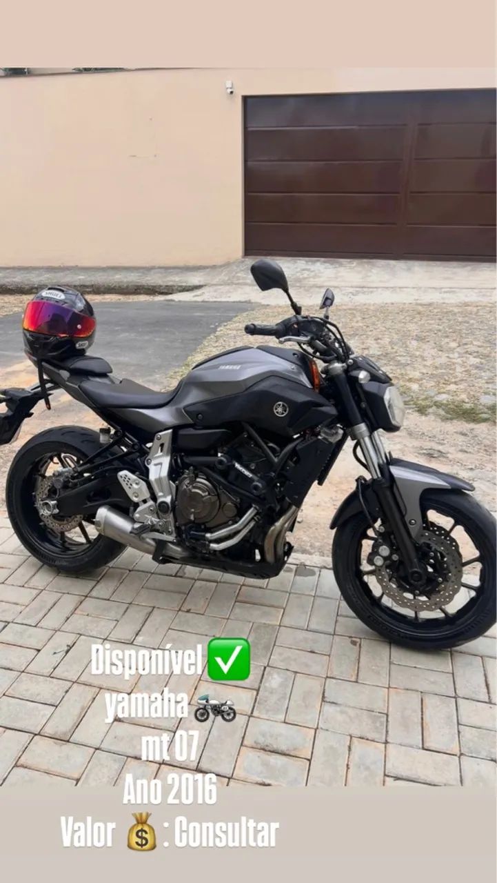 YAMAHA MT 07 2016  (DIVIDO DE 21X  NO CARTÃO)