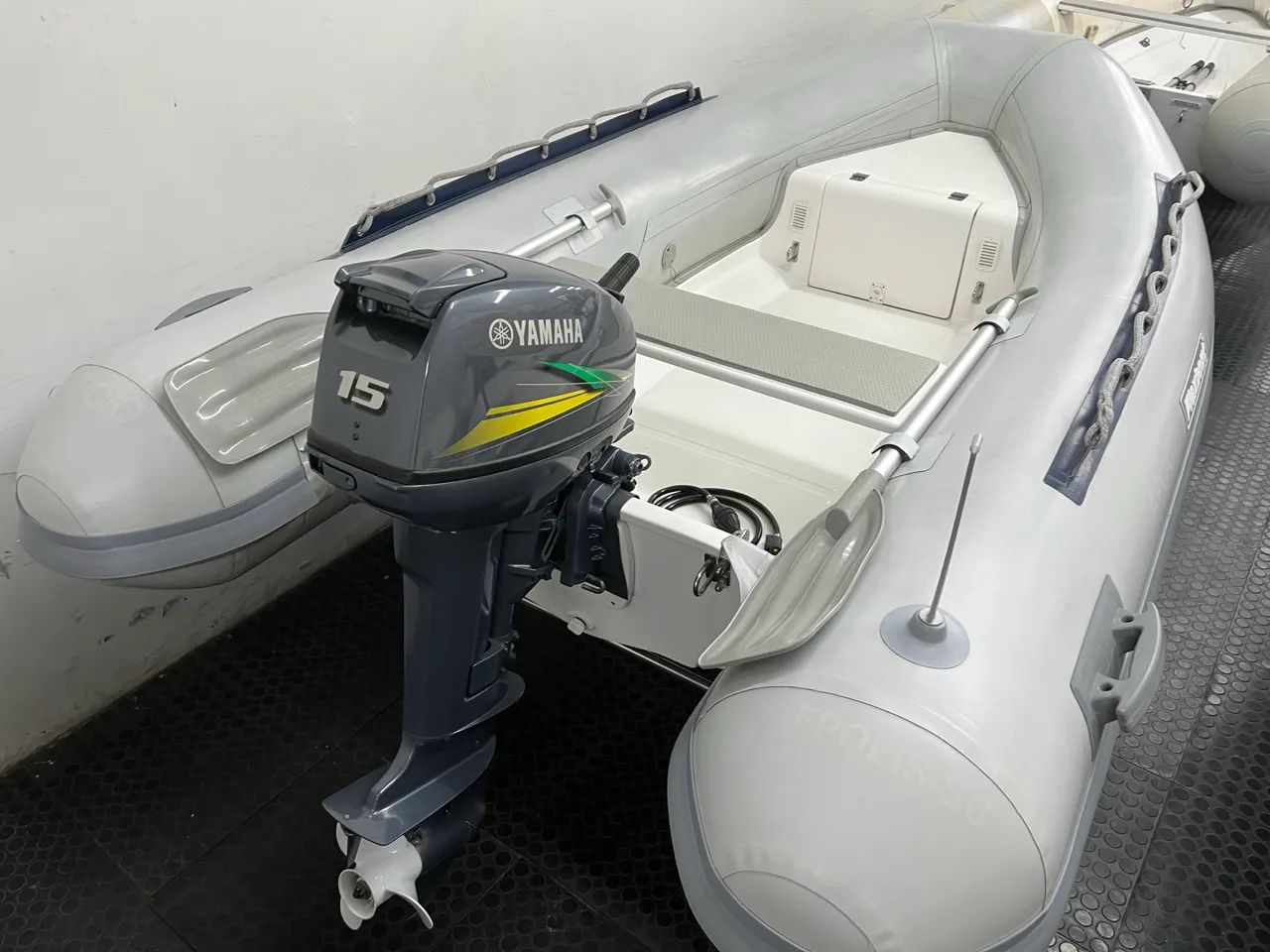 Bote flexboat SR 10 luxo cinza - Foto 3