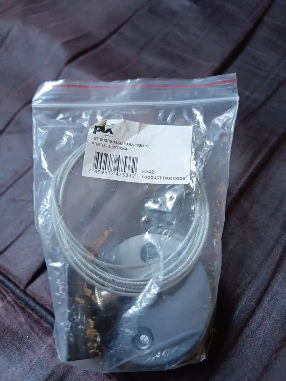 Kit suspensão para iluminac?o elétricas marca Pix 1,5 mts - Foto 2