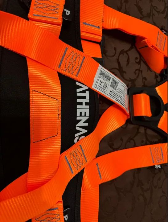 Cinto Paraquedista Abdominal Athenas AT 7030 EL V 4 Pontos e Porta Feramentas CA 39539 - Foto 2