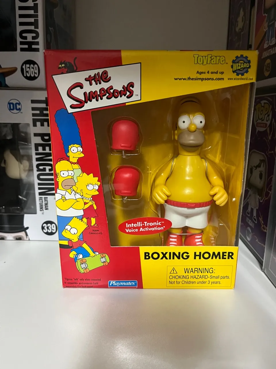 Action Figure - Homer Simpson Boxeador, série especial