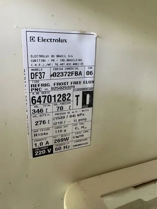 Geladeira Electrolux Usada - Foto 4