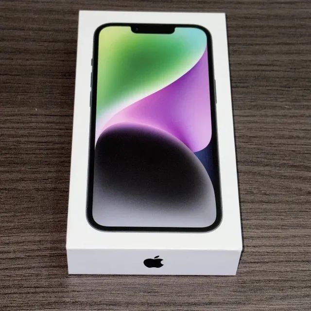Iphone 14 128Gb Lacrado cor Midnight Garantia 1 Ano Apple