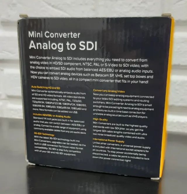 Conversor BlackmagicDesign Analógico para SDI - Novo na caixa! - Foto 2