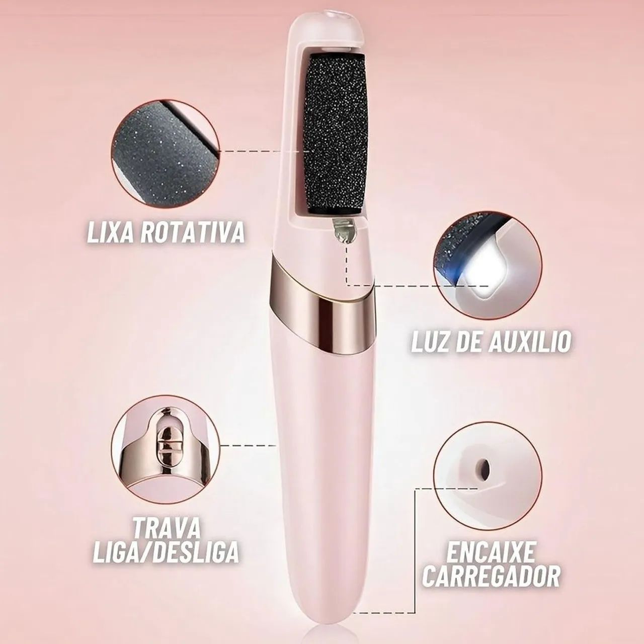 Lixa Elétrica para Pé - 10 reais 