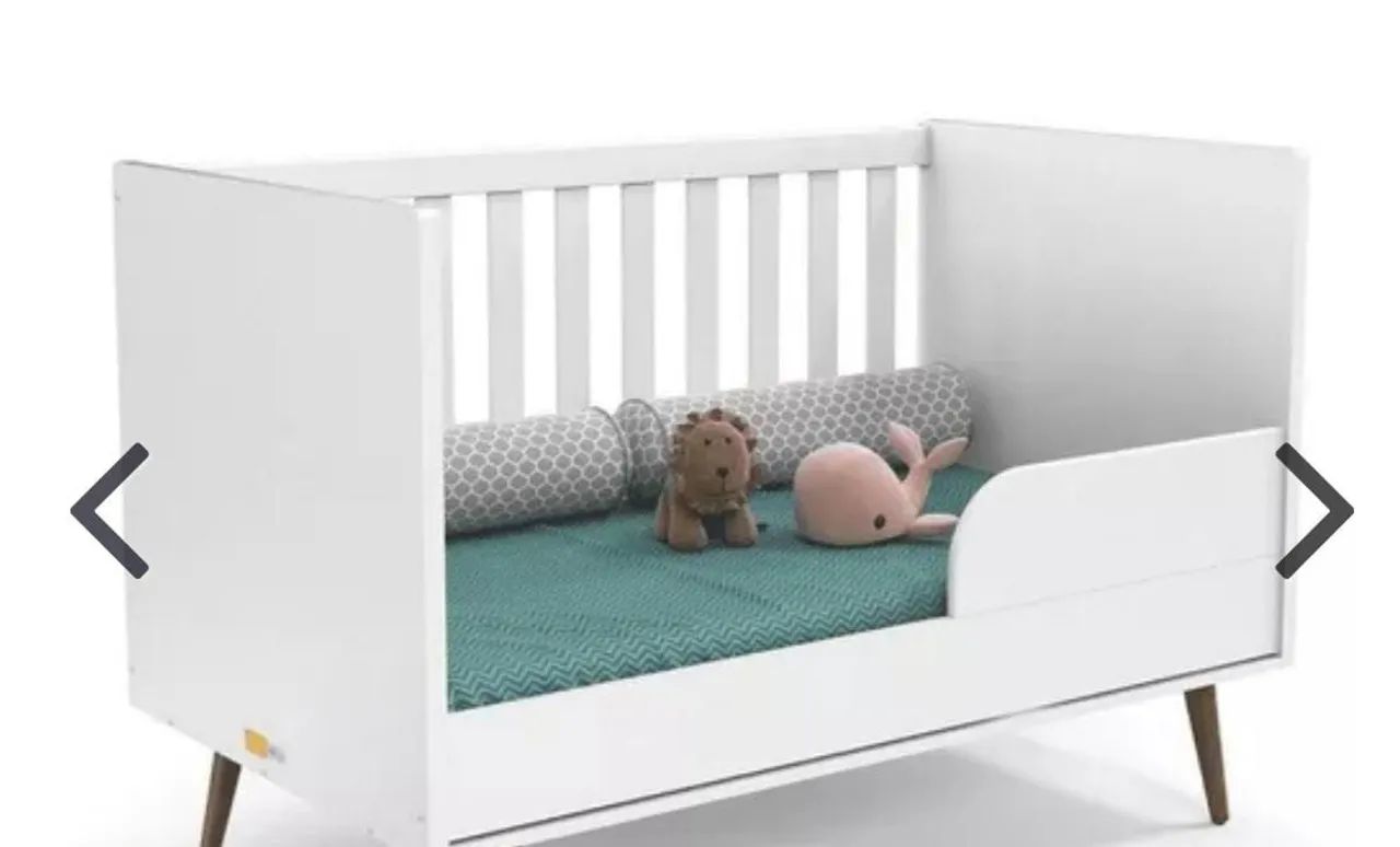 Berço Infantil Branco - usado  