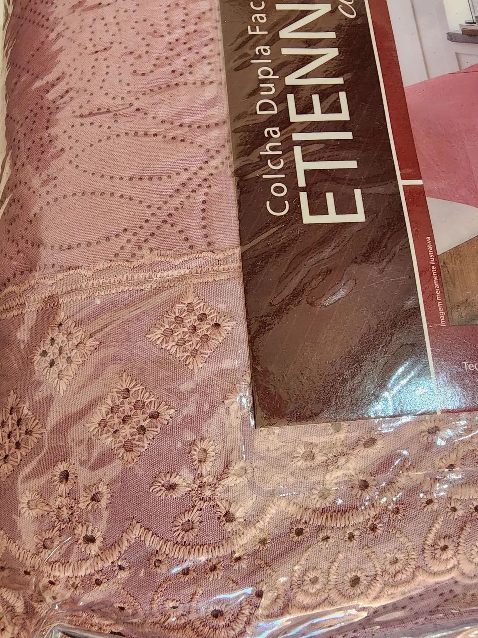 Cobre Leito com renda King 2,60m X 2,80m - Jolitex  - Foto 2