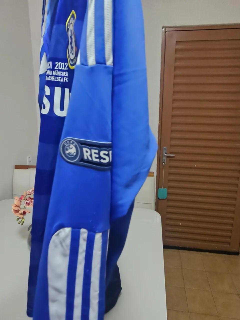 Camisa Chelsea Adidas Final Munich 2012 Tam M - Foto 5