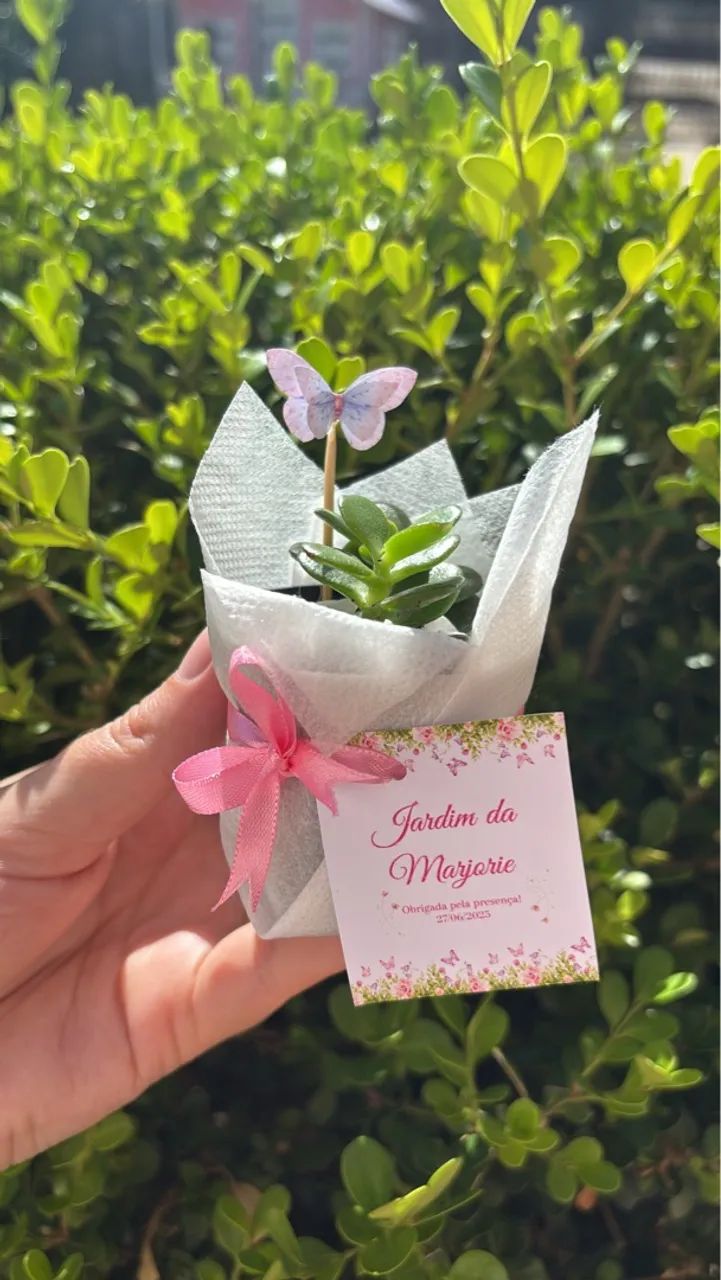 Lembrancinha de suculenta personalizada - Foto 3