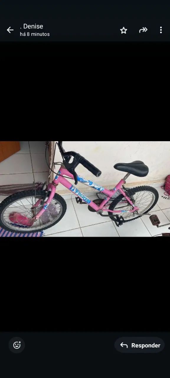 Bicicleta Infantil Rosa - Foto 2
