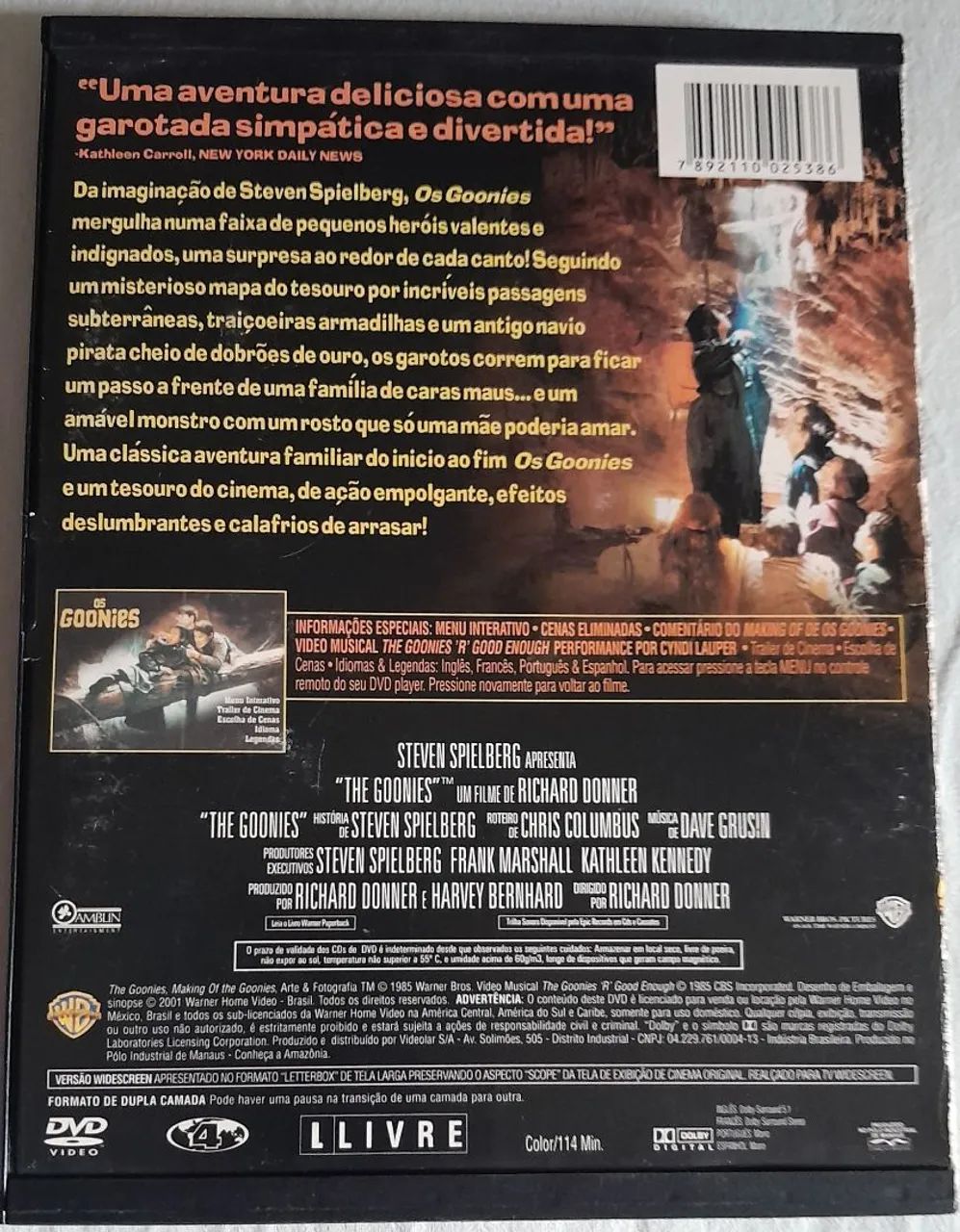 DVD Filme Os Goonies - Foto 2