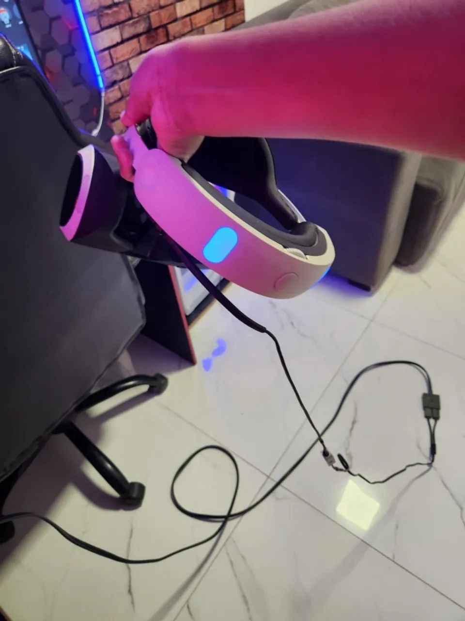 VR1 Playstation4 com adaptador para PS5 - Foto 4