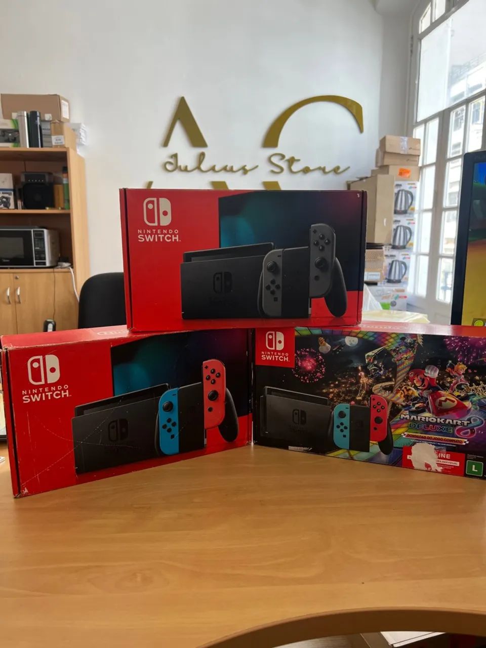 Console Nintendo Switch Novo Mario Kart (Sem o Jogo) (novo) - Foto 2