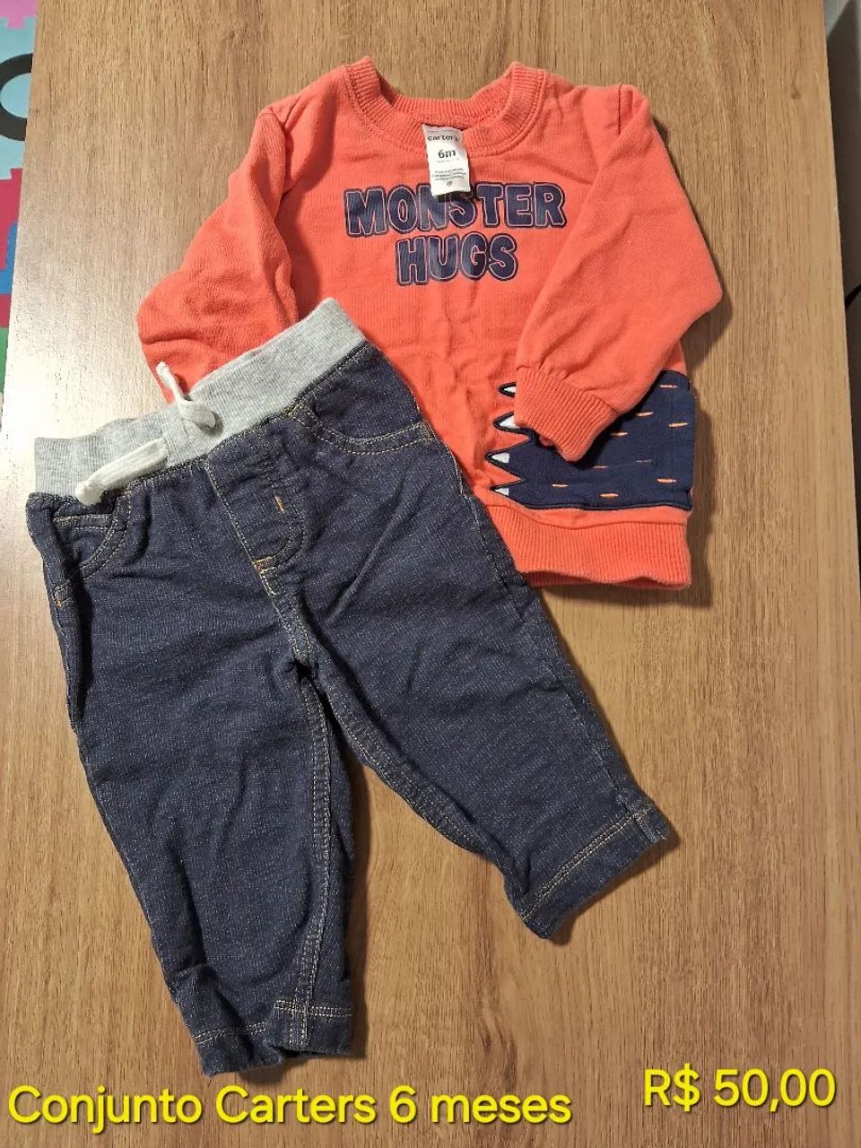 Conjunto infantil Carters 6 meses
