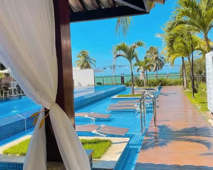 Apartamento Beira Mar 2 Quartos Vista Mar 64,79 m² Condomínio Resort Cabo Branco/João Pess