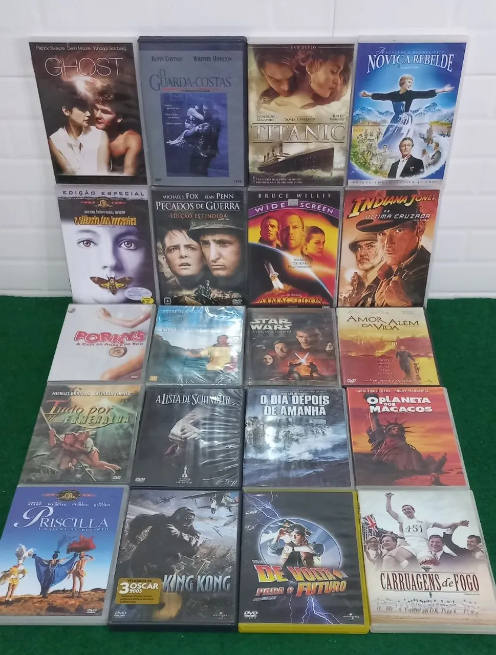 Lote 10 DVDs - R$ 149 (Escolha Seus Títulos)