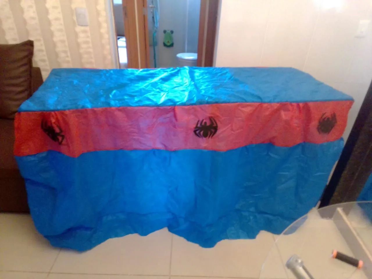 Kit decoração Mesa homem aranha - Foto 4