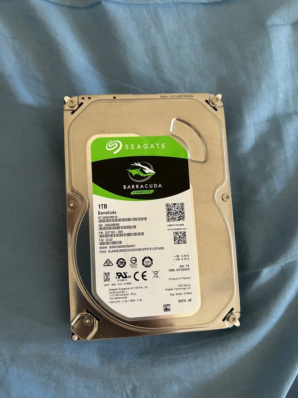 HD Seagate Barracuda 1TB a unidade