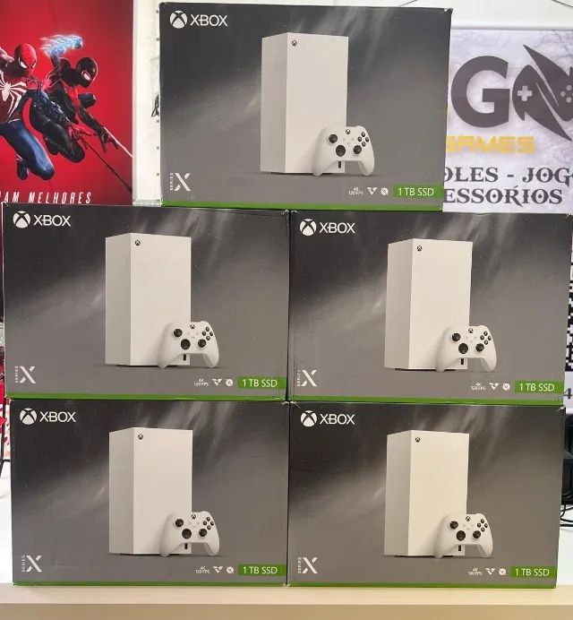 Xbox Series X Novo Lacrado com Garantia-Pegamos seu Game-Cartão Até 12x-Loja Física