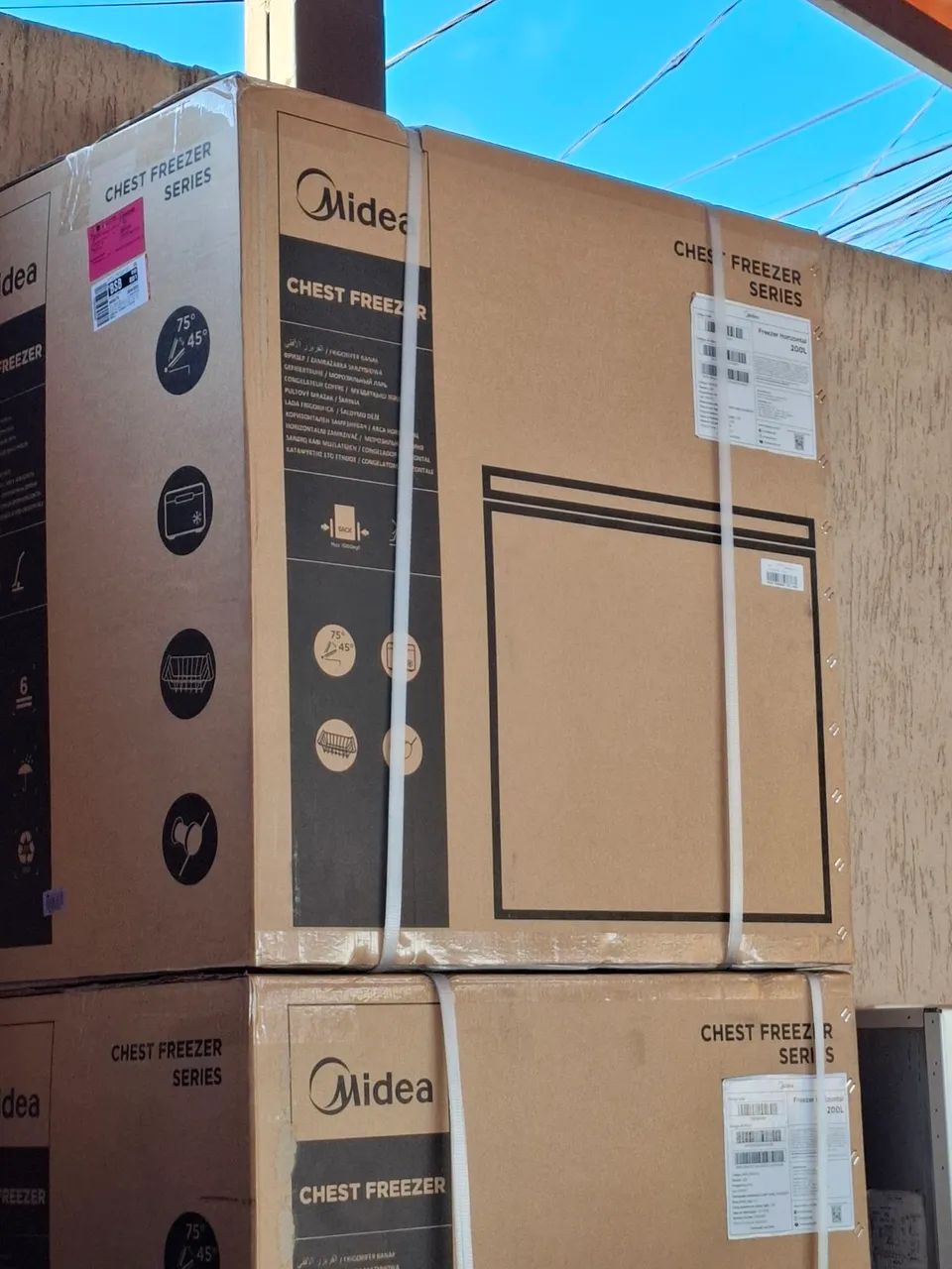 Freezer Horizontal Midea 200 Litros - Novo