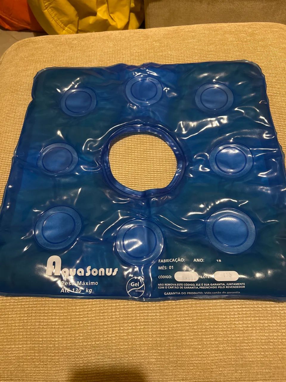 Almofada Terapêutica de Gel AquaSonus (Anti Escaras/Pressão)