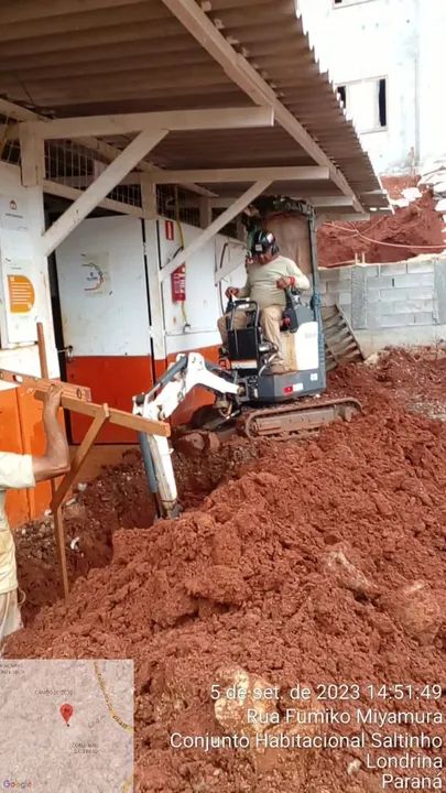 Mini escavadeira para locação  - Foto 6