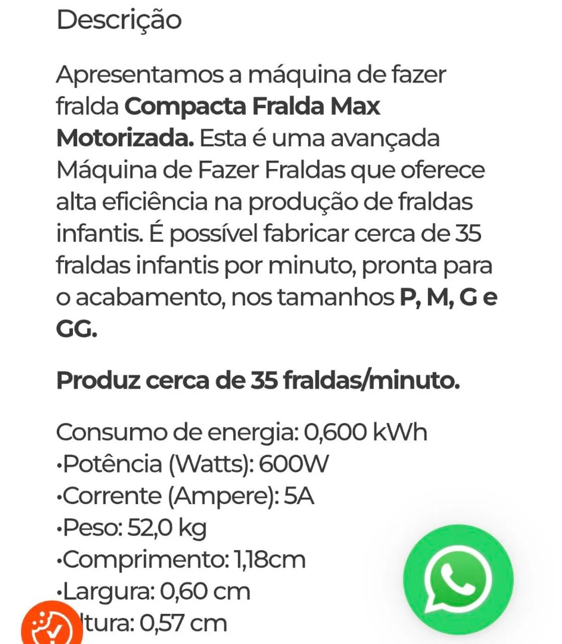 Máquina de fábricar fraldas descartáveis 