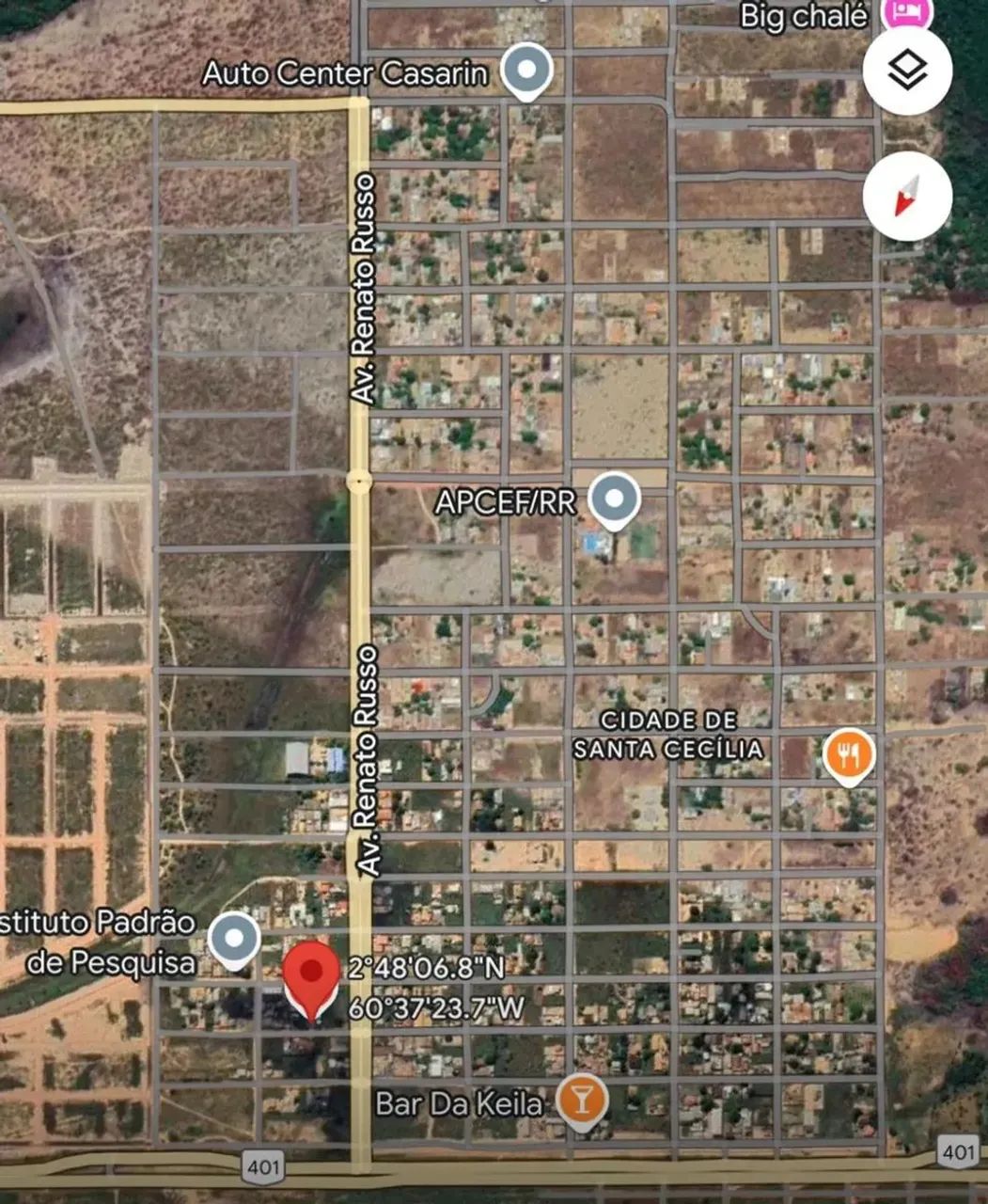 Lote/Terreno para venda tem 1536 metros quadrados em Santa Cecília - Cantá - Roraima - Foto 10