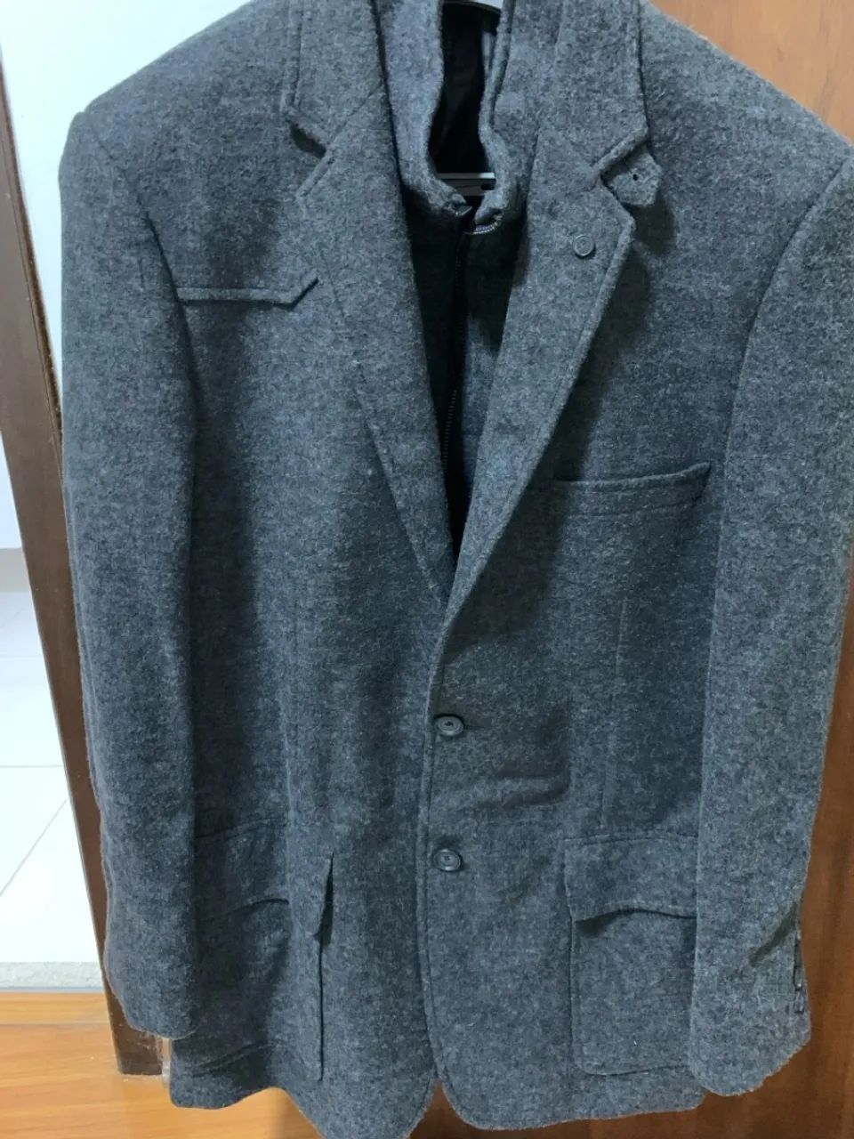 Blazer de lã masculino - Foto 4