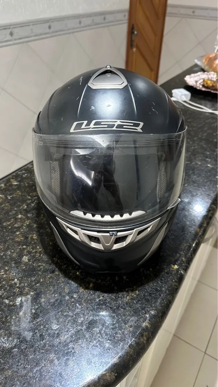 CAPACETE LS2 - FF369 escamoteavel com óculos.