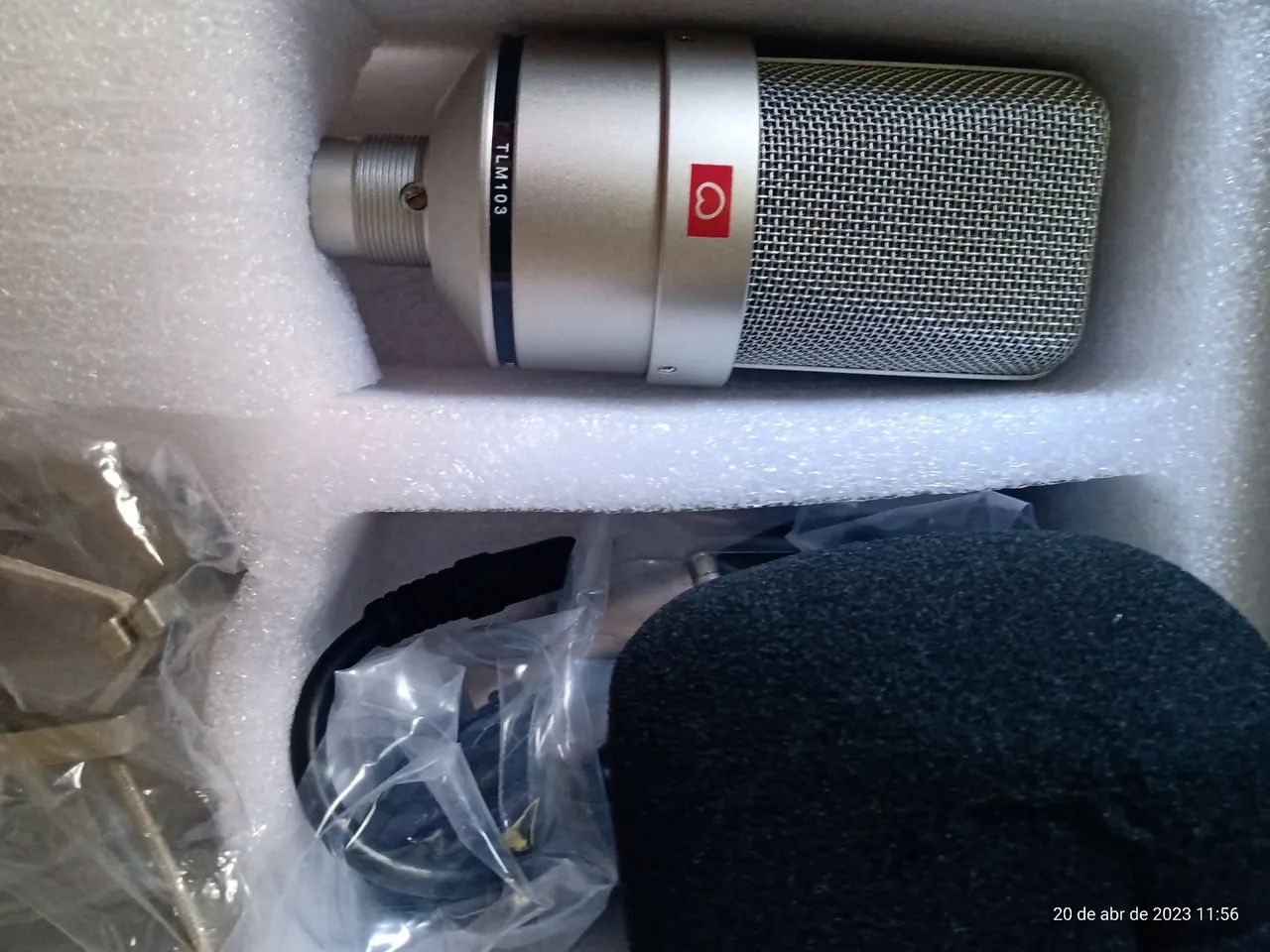 Microfone condensador profissional 64407621546881123