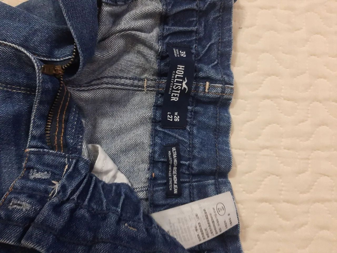 Calça Jeans Feminina Hollister  - Foto 3