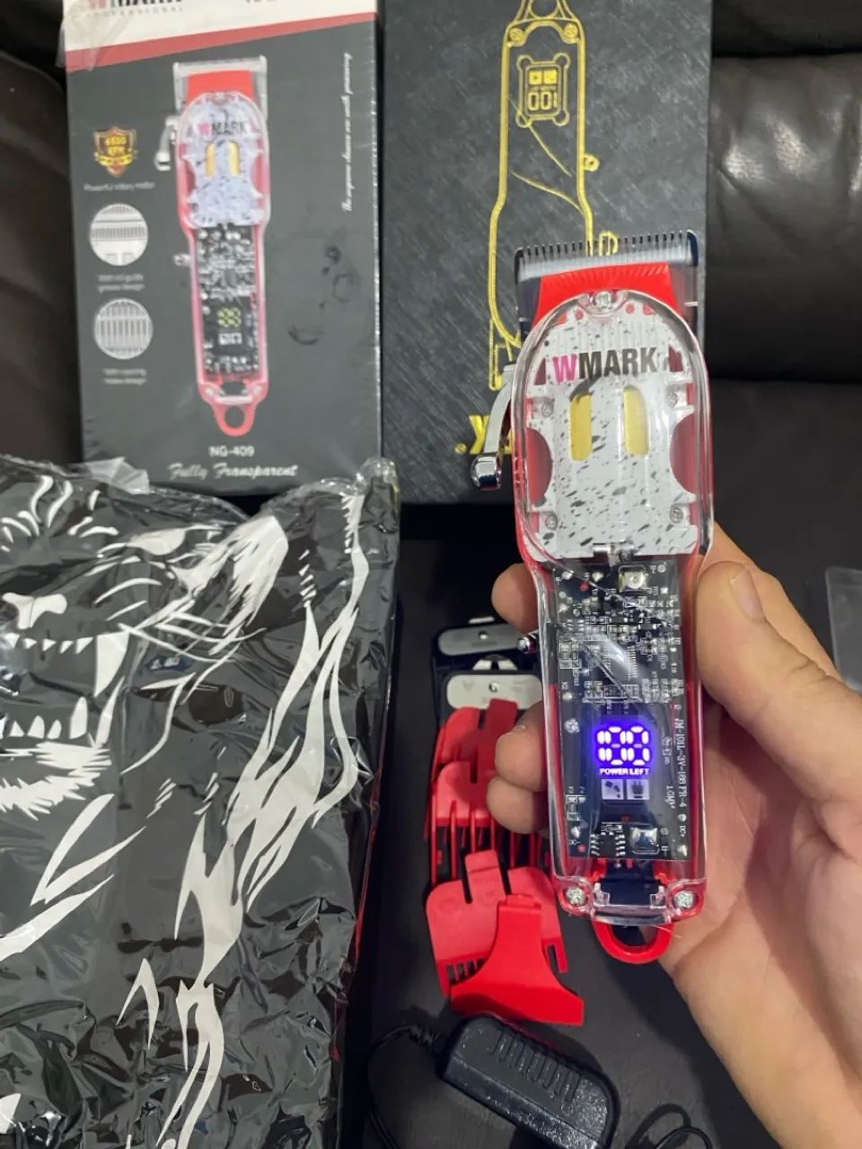 Máquina de cortar cabelo W Mark Capa e Lâmina  - Foto 2