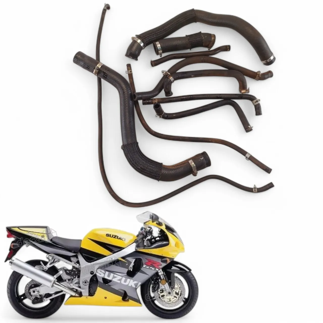 Kit Mangueiras Radiador Suzuki Srad 750 2003