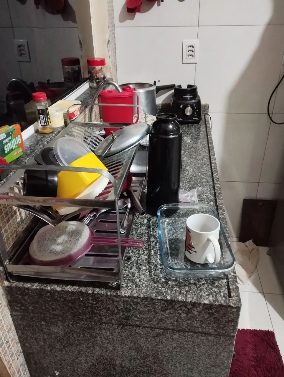 Vendo bancada por 100 e pia de cozinha de granito completa por 300 - Foto 4
