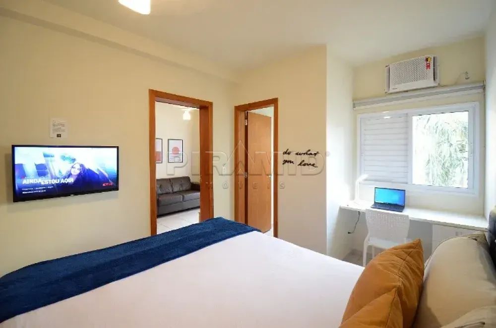 Apartamento/ Flat mobiliado, com 46m², Bairro Jardim Botânico, Zona Sul de Ribeirão Preto/ - Foto 7