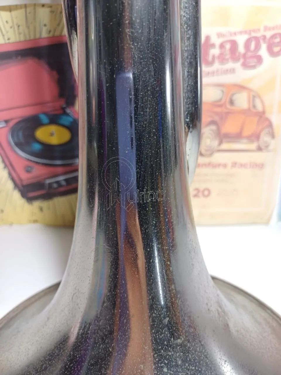 Corneta antiga Quirino em ótimo estado (sem bocal) - Foto 3